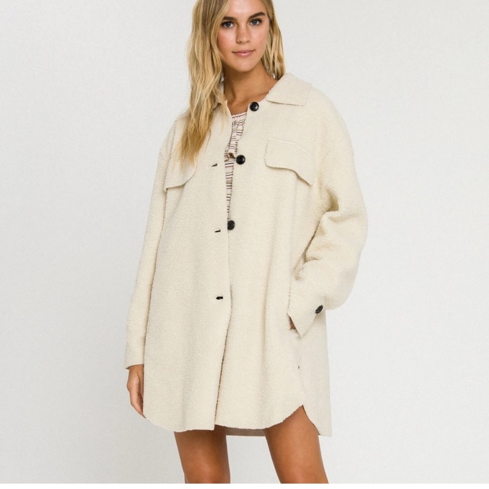 Endless Rose Sherpa Shacket